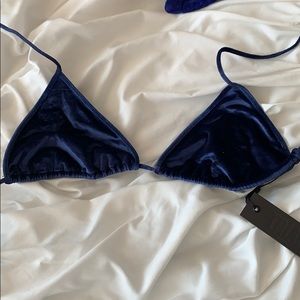 triangl alix navy blue bikini - sold out in stores